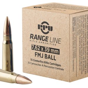 TR&Z PPR739 7.62x39mm 123 gr Full Metal Jacket 15 Per Box/ 62 Cs