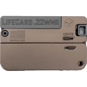 Trailblazer Firearms LifeCard 22 WMR (22 Mag) 2.5in Brown Aluminum Pistol - 1 Round