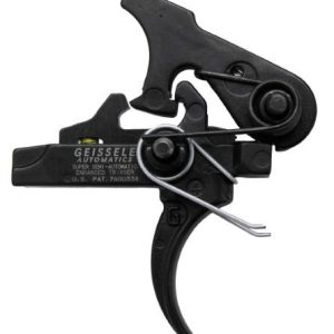 Geissele Automatics Super Semi-Automatic AR-15 Enhanced Trigger, Curved, 3.5 Lb Pull, Black, 05-160