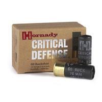 Hornady Critical Defense, 12 Gauge, 2 3/4" Shells, 00 Buckshot, 10 Rounds
