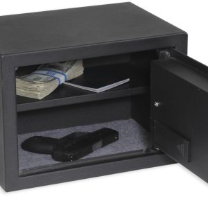 Bulldog Medium Digital Pistol Vault with Shelf - Black - Black