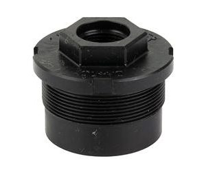 Dead Air Armament, P-Series Fixed Mount, 1/2X28, Black Finish