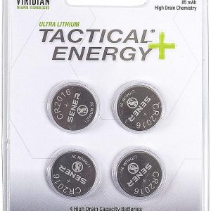 350-0013 Tactical Energy Battery for CR2016 - Pack of 4