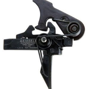 Geissele Super Dynamic 3-Gun Trigger, Tactical Flat, 4 Lb Pull, Black, 05-166