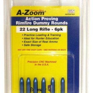 A-ZOOM Action Proving Dummy Rounds, .22 LR, 6